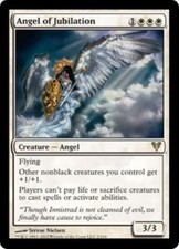 WOTC MtG Avacyn Restored Angel of Jubilation (R) EX