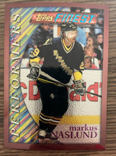 Markus NASLUND 1995-96 Topps Finest #154 Pittsburgh Penguins