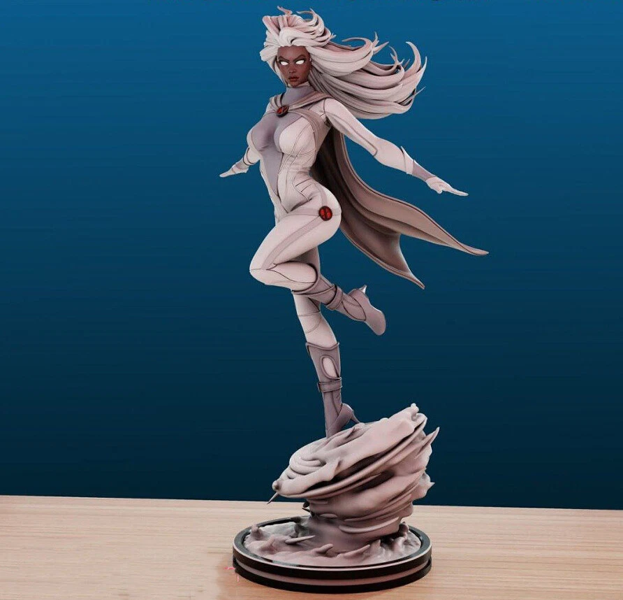 1/24 1/18 X-MEN Storm Unpainted Unassembled 3D Printing Model Garage Kits GK - Image 1 of 1