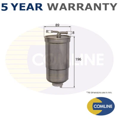 Comline Fuel Filter Fits Honda FR-V Civic Accord CR-V 1.7 TDi 2.2 - Image 1 of 2