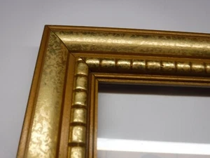 Vintage-Stil ~ hellgold ~ Foto ~ Bilderrahmen ~ verzierte Details ~ Glas ~ passt 12"x 14" - Bild 1 von 17