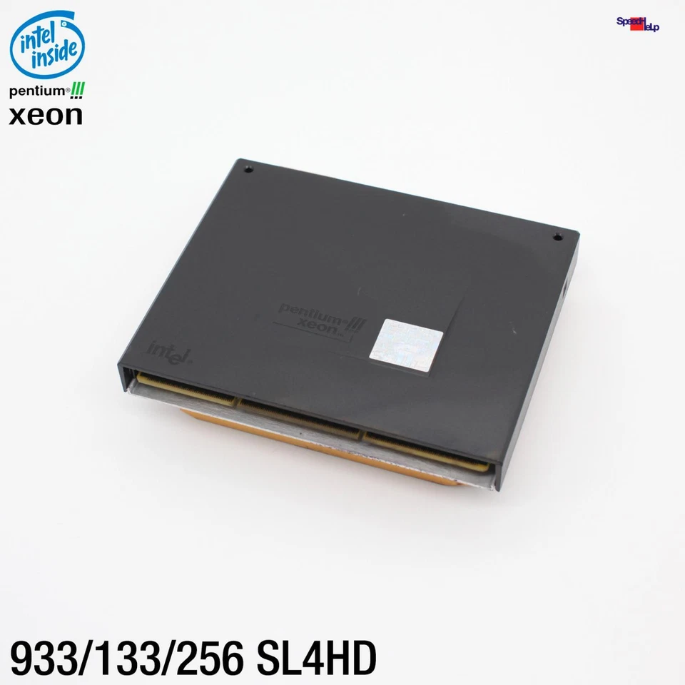 CPU Intel Pentium III Xeon 933MHZ SL4HD 933/133/256 S2 5/12V Processor Slot 2 - Image 1 of 4