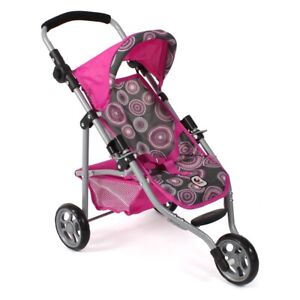 Bayer Chic 2000 Puppen Jogging-Buggy LOLA Hot Pink Pearls TOP