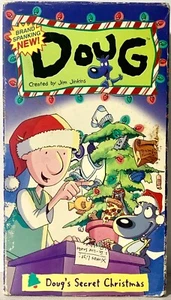 Brand Spanking New Doug : Doug's Secret Christmas VHS 1997 Disney Animation - Picture 1 of 2