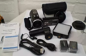 ACTITOP 4K VIDEO CAMCORDER KIT WITH SHOULDER BAG - Picture 1 of 15