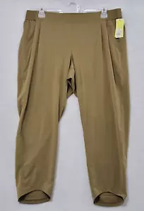 Women's High-Waisted Stretch Jogger Pants All in Motion Light Olive Size XXL - Picture 1 of 13