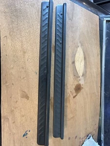 1989-1993 Nissan 240sx S13 Passenger RH LH Door Sill Scuff Plates Trim W/ Clips - Picture 1 of 4