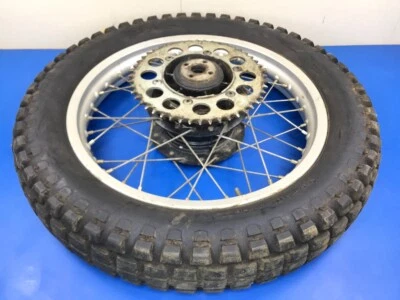 80 Honda XL500S XL 500S OEM llanta trasera buje radios piñón 18" Foto 1 de 4