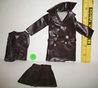 Vintage 1960S MOD MADDIE CHOCOLATE DROP SKIRT VEST & COAT FITS BARBIE LOT A6