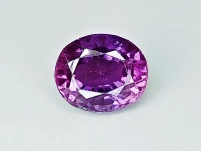 CZ Purple Amethyst Oval 13x11mm Loose Cubic Zirconia Faceted Gemstone - Image 1 of 4