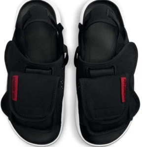AIR Jordan LS Slide Black Red White Sandal Slide Men SIZ 10 or 11 FREE SHIPPING - Picture 1 of 7