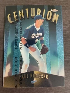 1998 Topps Finest Paul Konerko Centurion Refractor with Peel #C12 RC serial /500 - Bild 1 von 2