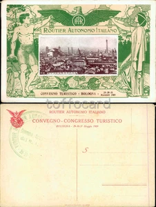 BOLOGNA CITTA'-CONVEGNO TURISTICO ROUTIER AUTONOMO ITALIANO 1909-D18-55 - Picture 1 of 1