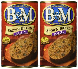 B & M BREAD BROWN RAISIN, 16 Oz (Pack of 2) - Picture 1 of 4