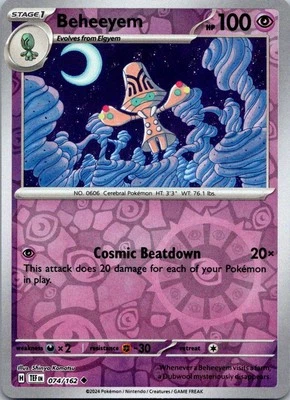 Beheeyem 074/162 SV05: Temporal Forces Pokemon TCG Near Mint - Image 1 of 2