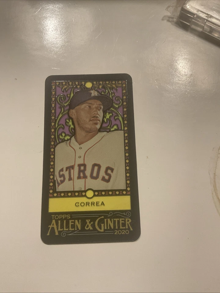 2020 Allen & Ginter Stained Glass Carlos Correa #136 Only 25 Made A&G - Image 1 of 2