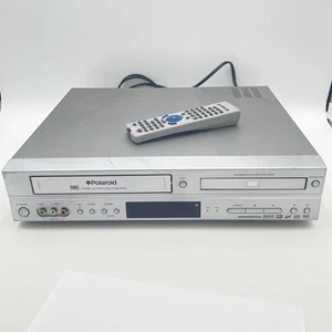 Polaroid DVC-2000 4 cabezales VCR DVD reproductor combo grabadora VHS + control remoto probado funciona - Imagen 1 de 14