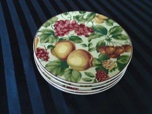 C-1010B Juego de 4 Platos de Postre Waverly Garden Room Floral Manor Ensalada - Imagen 1 de 5