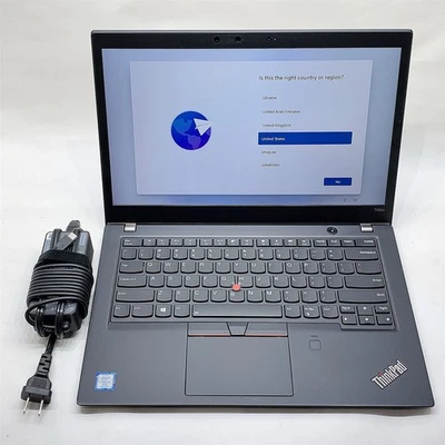 Portátil Lenovo ThinkPad T480s i7 8650U 1,90 GHz 14" QHD 16 GB 512 GB NVMe Windows 11 Foto 1 de 4