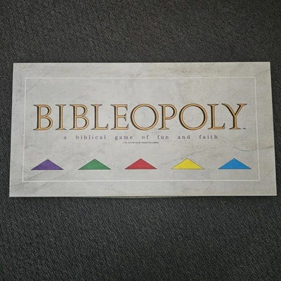 Bibleopoly 1991 Christian Board Game God Church Jesus Religious Vintage - Image 1 of 4