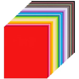 Koogel 40 Blatt farbiger Karton, 30 verschiedene Farben Baupapier Pri... - Bild 1 von 6