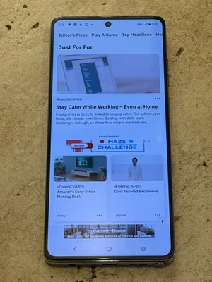 Teléfono Celular Motorola G Stylu XT2419-3 Cricket 128gb Caramelo Latte Foto 1 de 2