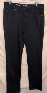 Pantalones rectos Goodfellow & Co Total Flex 32x34 negros elásticos informales para hombre - Imagen 1 de 8