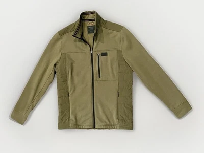 Chaqueta acolchada forrada de vellón verde Abercrombie & Fitch Performance para hombre talla S Foto 1 de 4