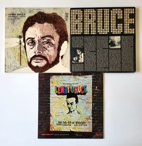 Lenny Bruce Vinyl Lot, The Berkeley Concert, Live Curran Theater + More! NM Cond - Picture 1 of 14