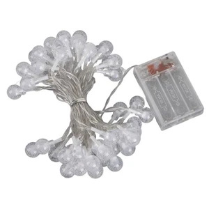 US (Colorful 5 Meters 50 Lights 3 Batteries)Globe String Lights Battery Powered - Picture 1 of 2