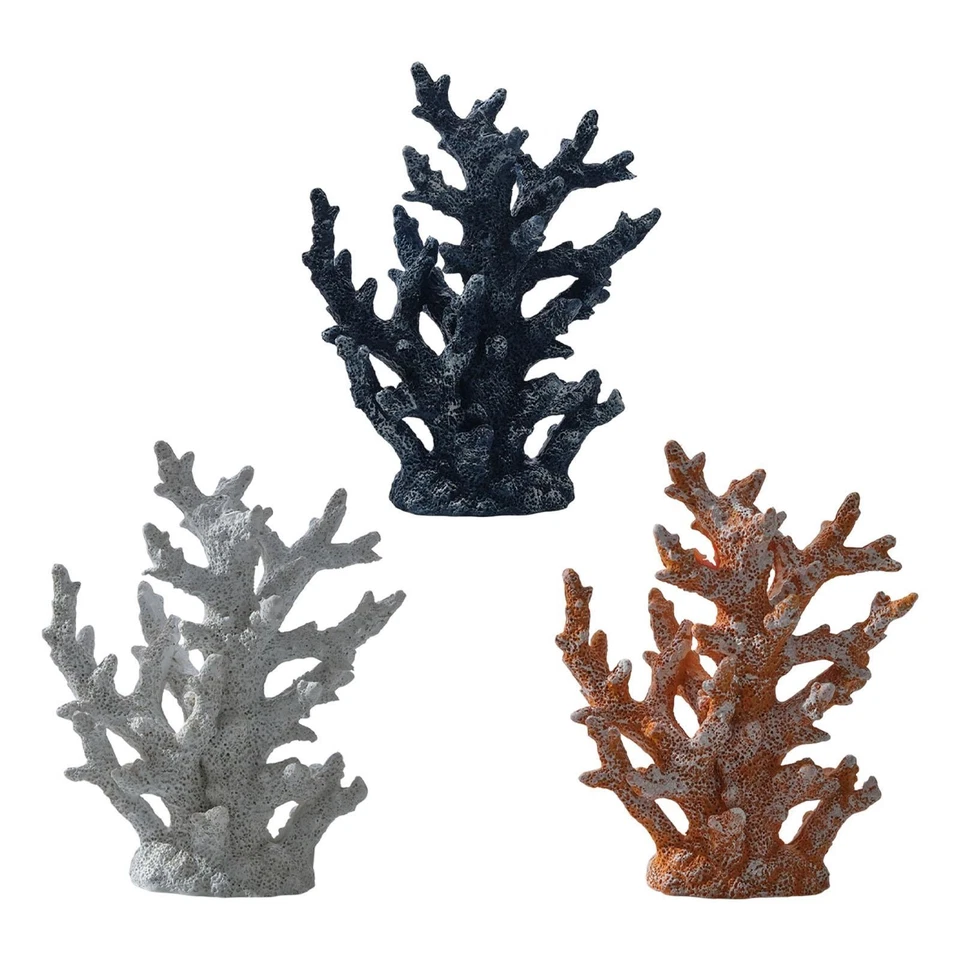 Coral Artificial Pecera Decoración Escritorio Decoración Artesanía Estilo Mediterráneo Resina Foto 1 de 1