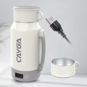 34 Unzen/1000 ml Reise Tragbarer Tee Wasserkocher mit Temperaturregelung und LCD-Disp... - Bild 1 von 6