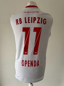 Signed LOIS OPENDA Shirt - Red Bull Leipzig -COA- Belgium - Picture 1 of 4