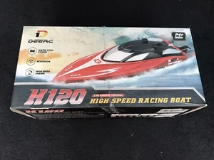 Deerc H120 High Speed Racing Boat, NEED Battery, Not Tested, Read Description - Picture 1 of 15