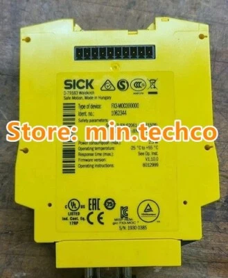 Sick FX3-MOC000000 Safety relay New In Box FX3-MOC000000 V1.10.0 - Image 1 of 3