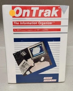 Ontrak Information Organizer Active Software IBM PC Vintage Rare New Sealed - Picture 1 of 11