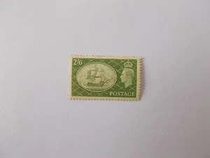 GVI 1951 2/6 Festival Amarillo-Verde Alto Valor (SG 509) Excelente L/M/M Gato £7,50 - Imagen 1 de 1