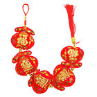 Spring Festival Five Blessings Pendant Flannel Chinese Luck Ornament