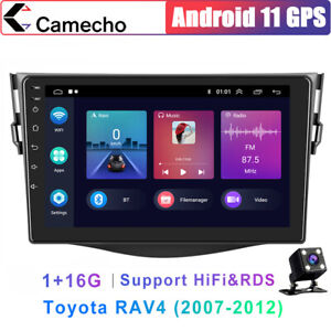 For TOYOTA RAV4 2006-2012 9" Android 11 Car Stereo Bluetooth Radio Navi + Camera
