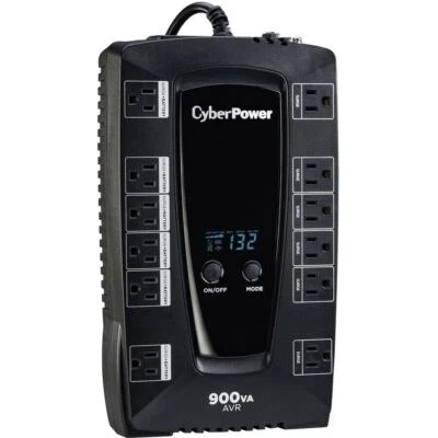 CyberPower AVRG900LCD Outlets Intelligent LCD UPS System 900VA 480W 120VAC - Image 1 of 4