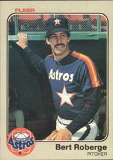 1983 Fleer #461 Bert Roberge ASTROS R57304 - NM-MT