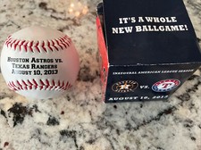 Houston Astros SGA Baseball August 10, 2013 Inaugural American League Season 10k