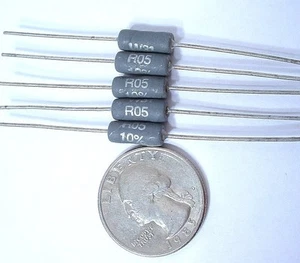 AMPLIFICADOR DE TUBO DALE .05 OHM 2 VATIOS QTY-1 PREAMPLIFICADOR MEZCLADOR RESISTENCIA DE POTENCIA - Imagen 1 de 1