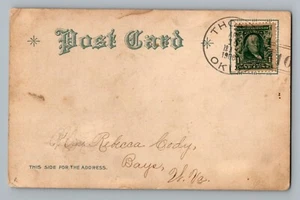 Tarjeta postal Thomas Oklahoma OK Custer County 1906 tipo 2/10 Doane cancelar  - Imagen 1 de 2