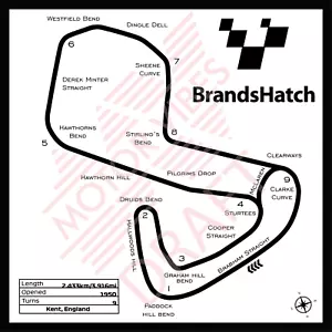 Marcas Escotilla - Circuito 3D F1 Fórmula Uno Arte de Pared Pista de Carreras - Corte Láser 3D - Imagen 1 de 8