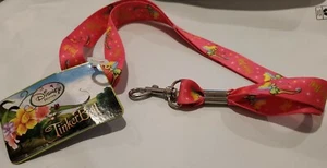 Disney TINKER BELL Official Pin Trading Neck lanyard ID badge NEW WITH TAGS! B-1 - Picture 1 of 10