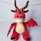 Build a Bear How To Train Your Dragon Hookfang Retired 16" Red Plush 