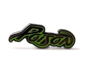 "Poison" Rock Glam Metal Band Enamel Lapel Pin Badge Music - Picture 1 of 1