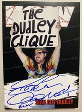 ECW auto card Sign Guy Dudley wwe signed dvon bubba dudley boys