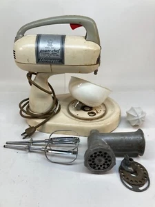 DORMEYER POWER-CHEF Mixer MODEL 4201 for Parts Powers on Meat Grinder Vintage - Picture 1 of 5